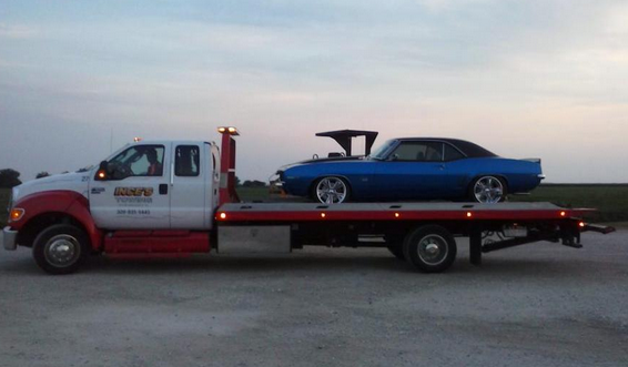 24 hour towing services in the Quad Cities, IL by Ince's Towing